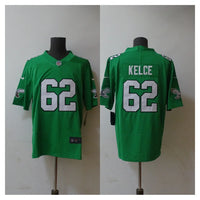 Eagles 25/26 Kelce #62 Green NFL Jersey