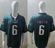 Eagles 25/26 Smith #6 Midnight Green/Black NFL Jersey