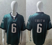 Eagles 25/26 Smith #6 Midnight Green/Black NFL Jersey