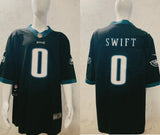 Eagles 25/26 Smith #6 Black/Midnight Green NFL Jersey