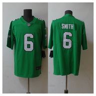 Eagles 25/26 Smith #6 Green NFL Jersey
