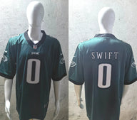 Eagles 25/26 Swift #0 Midnight Green/Black NFL Jersey