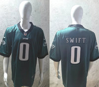 Eagles 25/26 Swift #0 Midnight Green/Black NFL Jersey