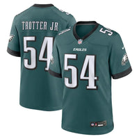 Eagles 25/26 Trotter Jr #54 Midnight Green/Black NFL Jersey