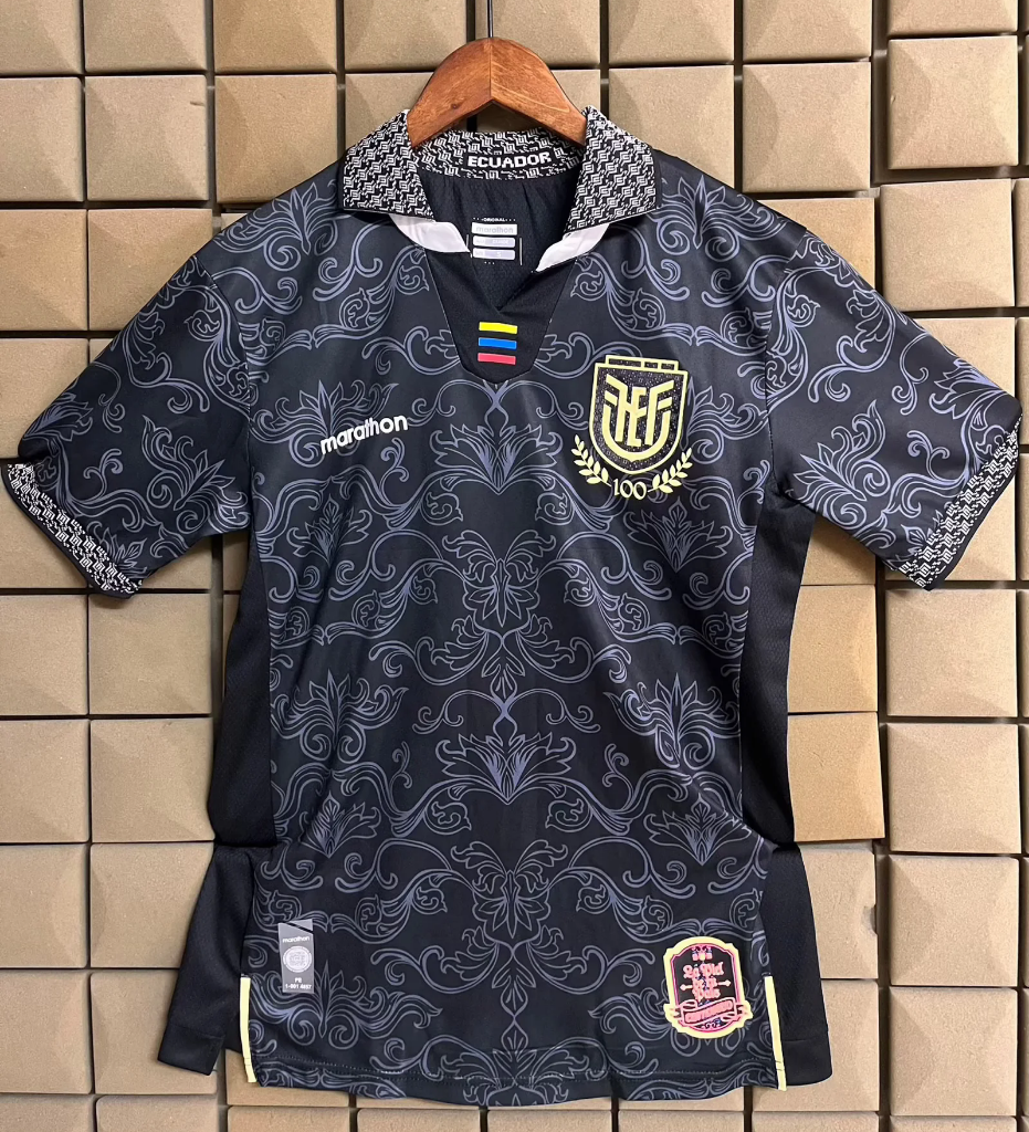 Ecuador 2026 Black Centenario Jersey