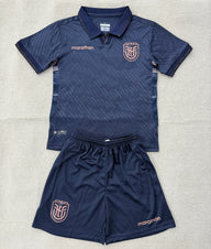 Ecuador 2026 Navy Blue Away Kids Jersey Set