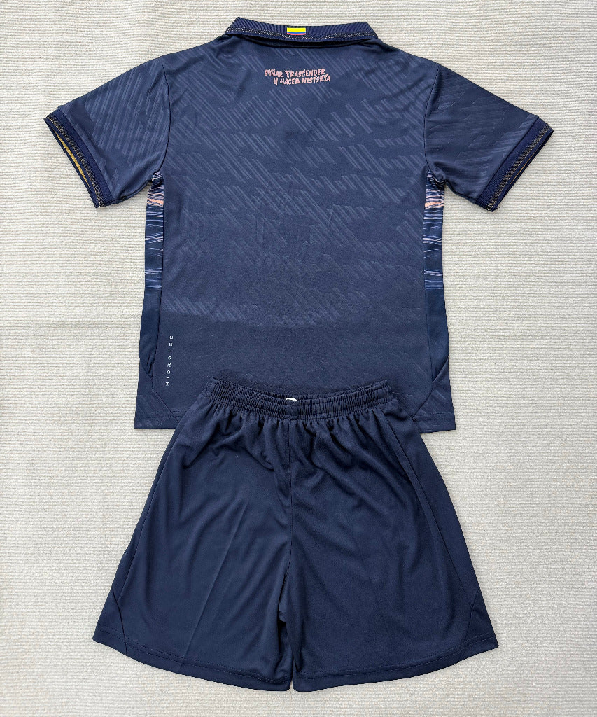 Ecuador 2026 Navy Blue Away Kids Jersey Set