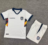 Ecuador 2026 White/Black Third Kids Jersey Set