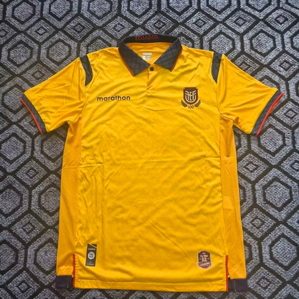 Ecuador 25/26 Yellow Centenary Home Jersey