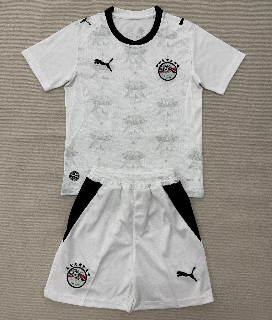 Egypt 26/27 White Away Kids Jersey Set