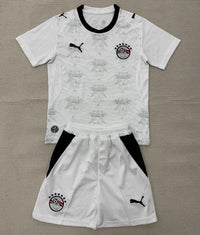 Egypt 26/27 White Away Kids Jersey Set