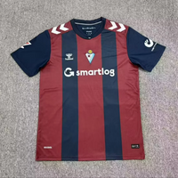 Eibar 26/27 Red/Navy Stripes Home Jersey