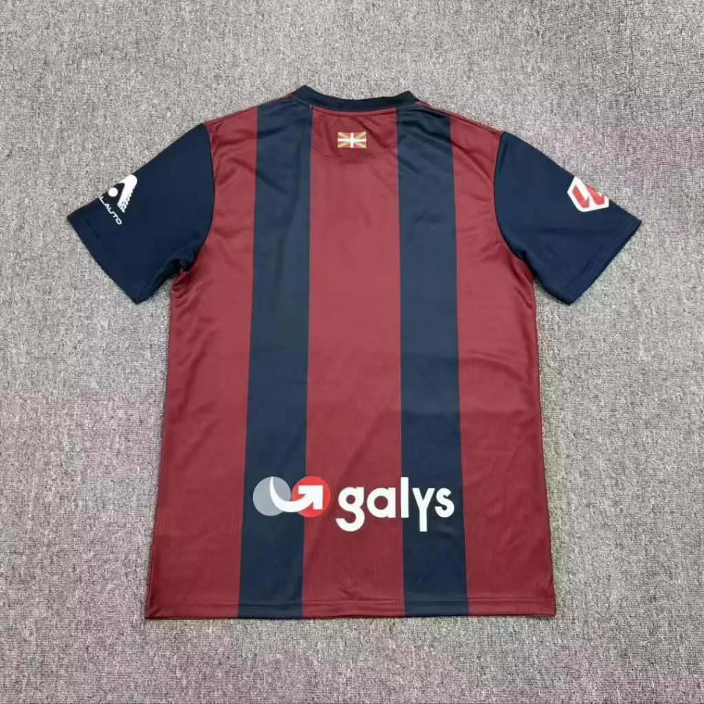 Eibar 26/27 Red/Navy Stripes Home Jersey