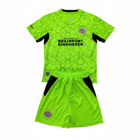 Eindhoven 26/27 Green/Black Goalkeeper Kids Jersey Set