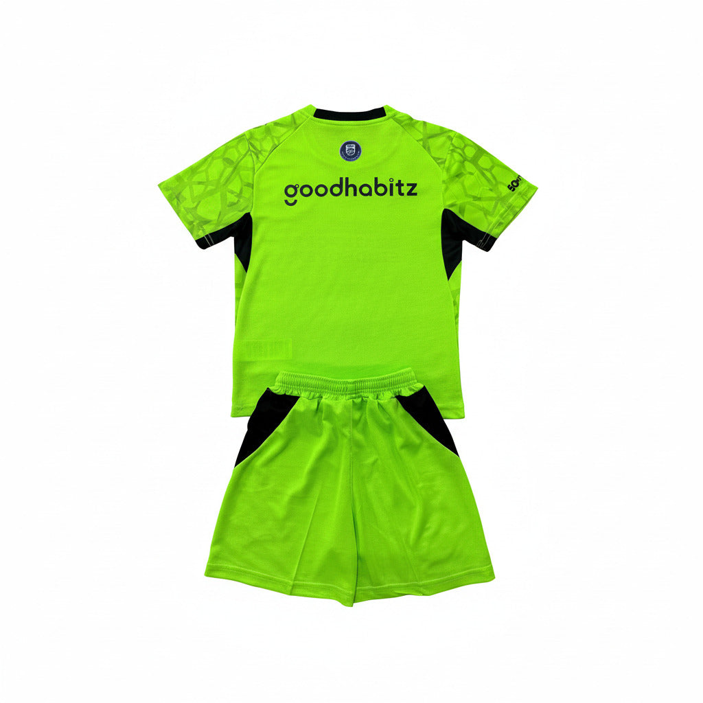 Eindhoven 26/27 Green/Black Goalkeeper Kids Jersey Set