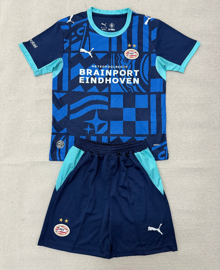 Eindhoven 26/27 Navy/Blue Third Kids Jersey Set