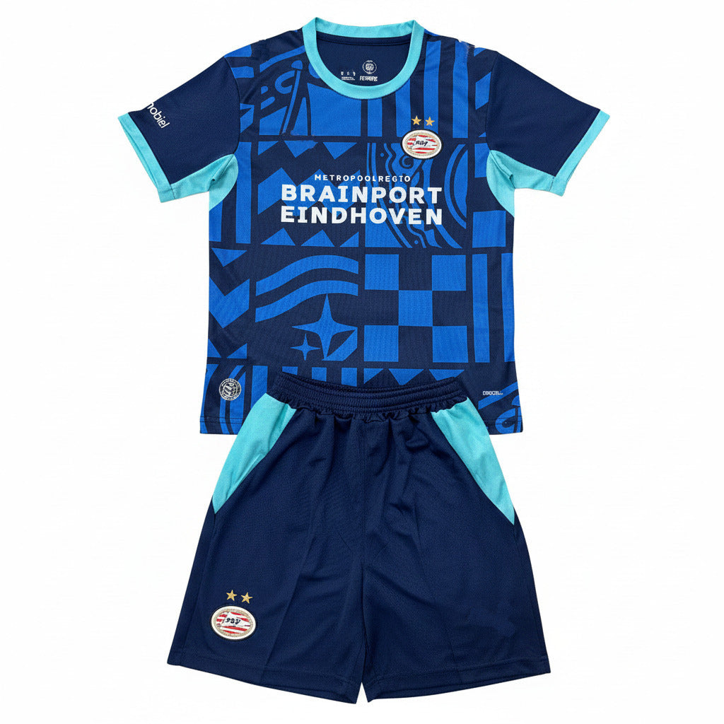 Eindhoven 26/27 Navy/Blue Third Kids Jersey Set
