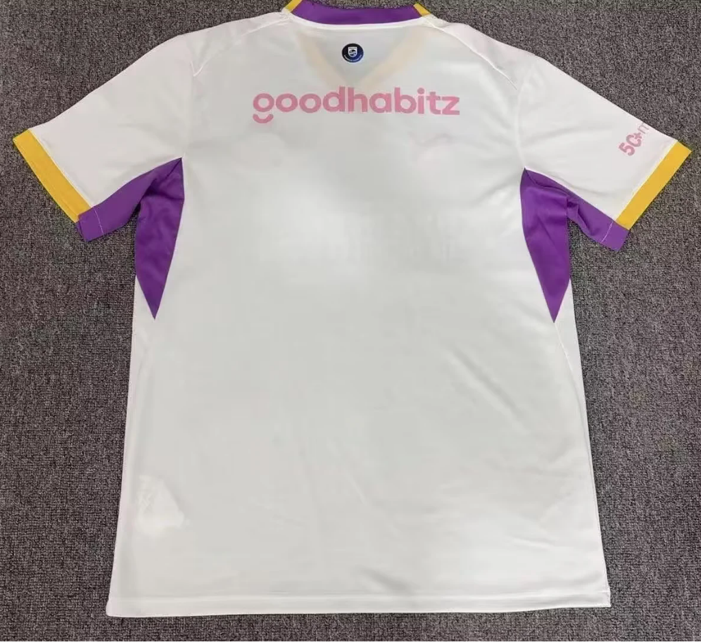 Eindhoven 26/27 White Base/Yellow/Purple Home Jersey