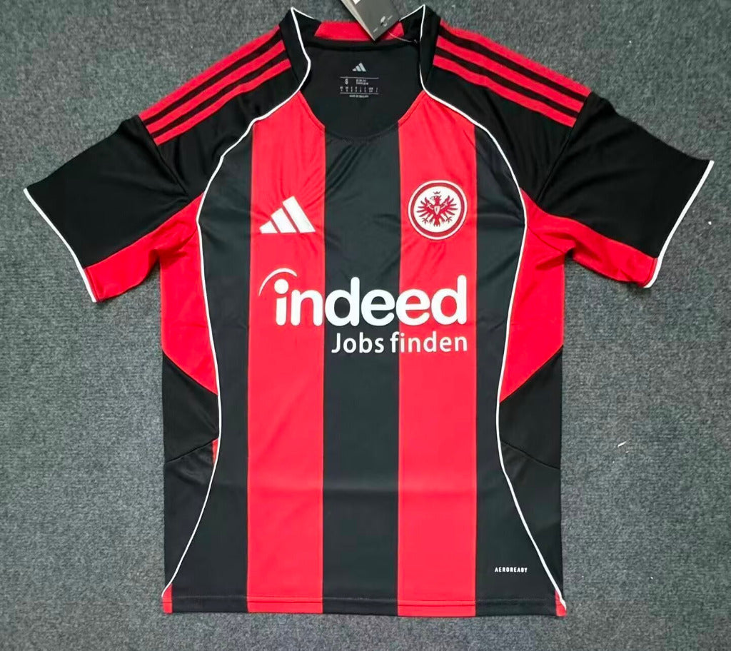 Eintracht Frankfurt 25/26 Red/Black Stripe Home Jersey