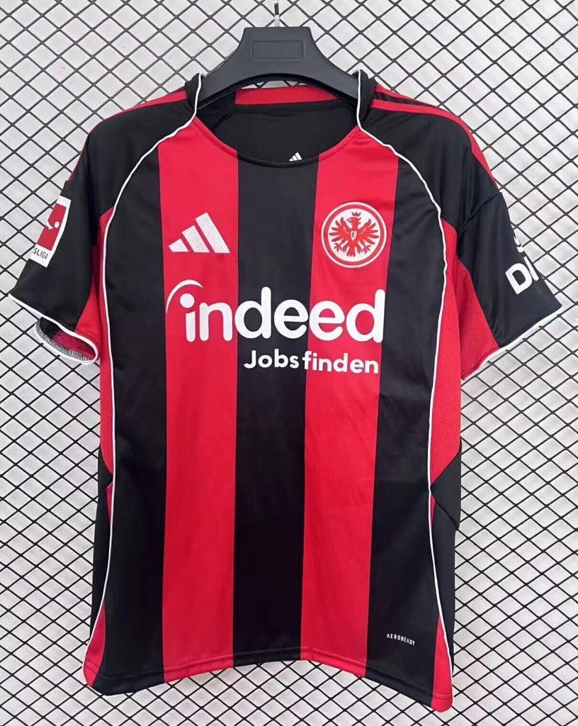 Eintracht Frankfurt 25/26 Red/Black Stripe Home Jersey