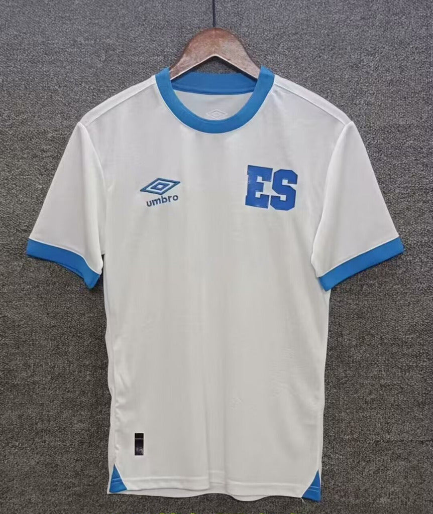 El Salvador 26/27 White/Blue Home Jersey