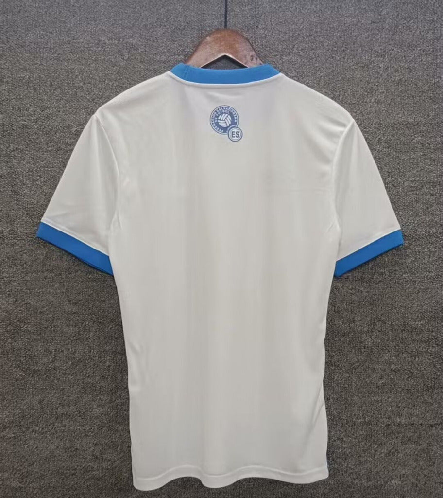 El Salvador 26/27 White/Blue Home Jersey