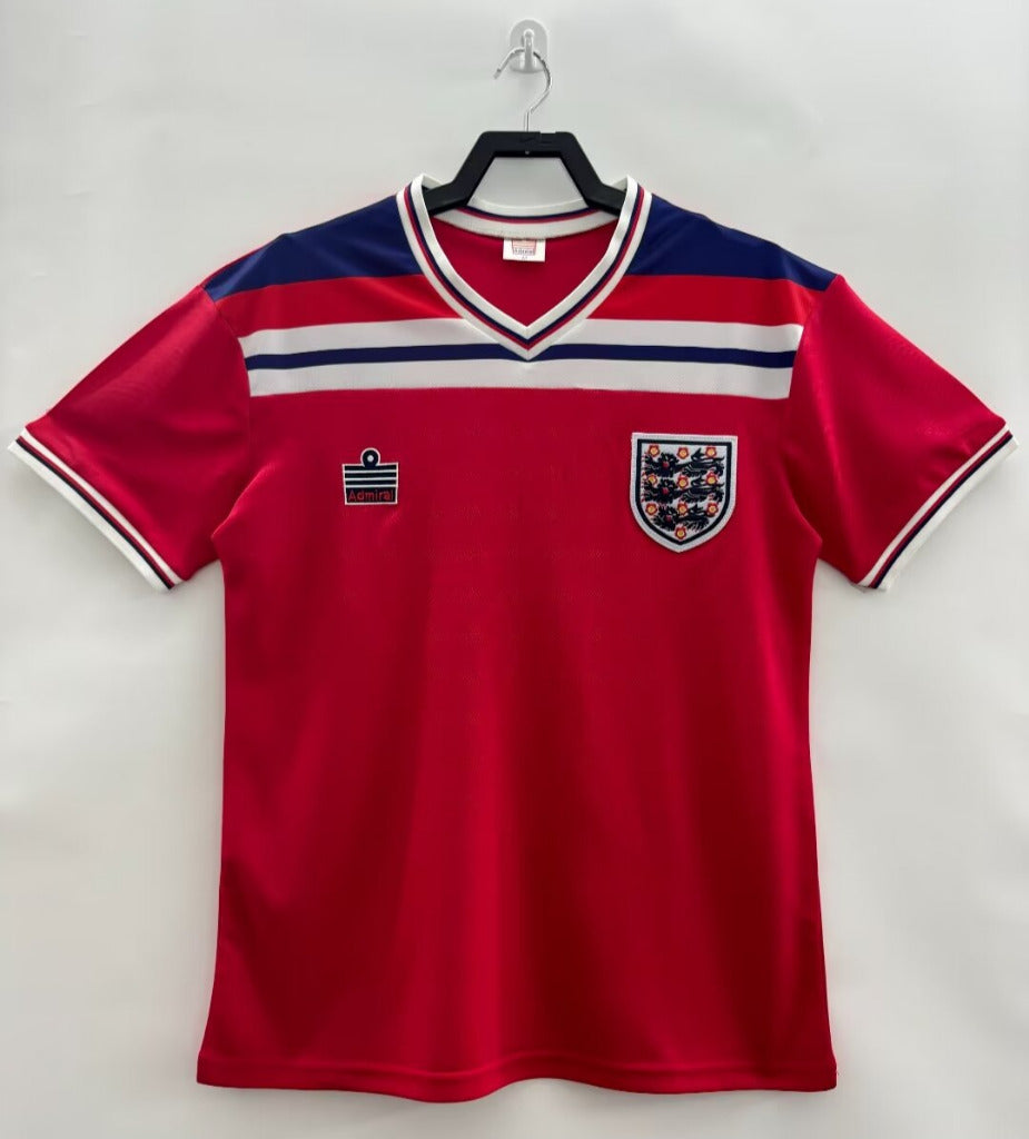 England 1982 Vintage Retro Away Jersey