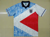 England 1990 Retro Blue/Red Mash Up Jersey