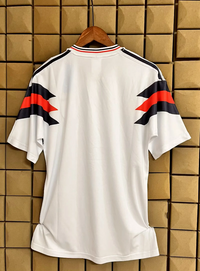 England 1990 Retro White/Red/Black Home Jersey