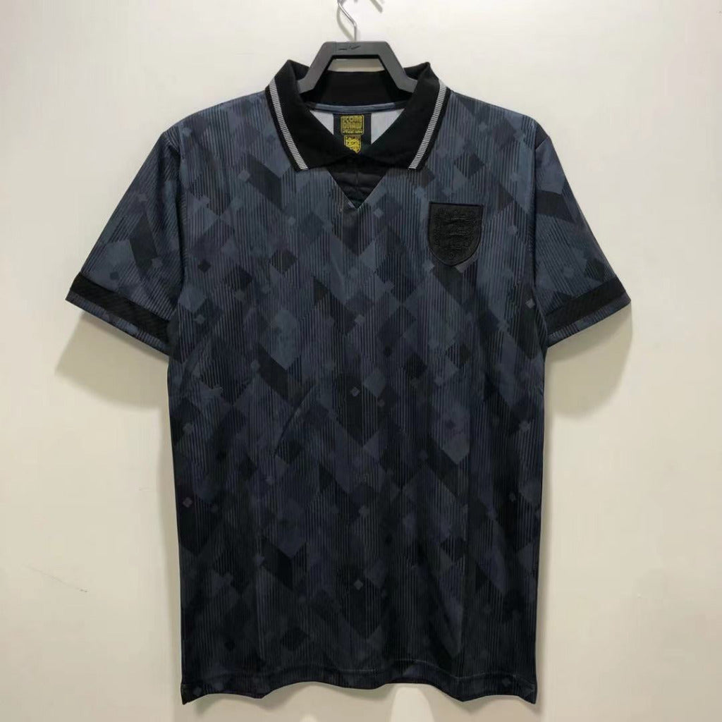 England 1990 Vintage Retro Away Unmarked Jersey - Concept Kits