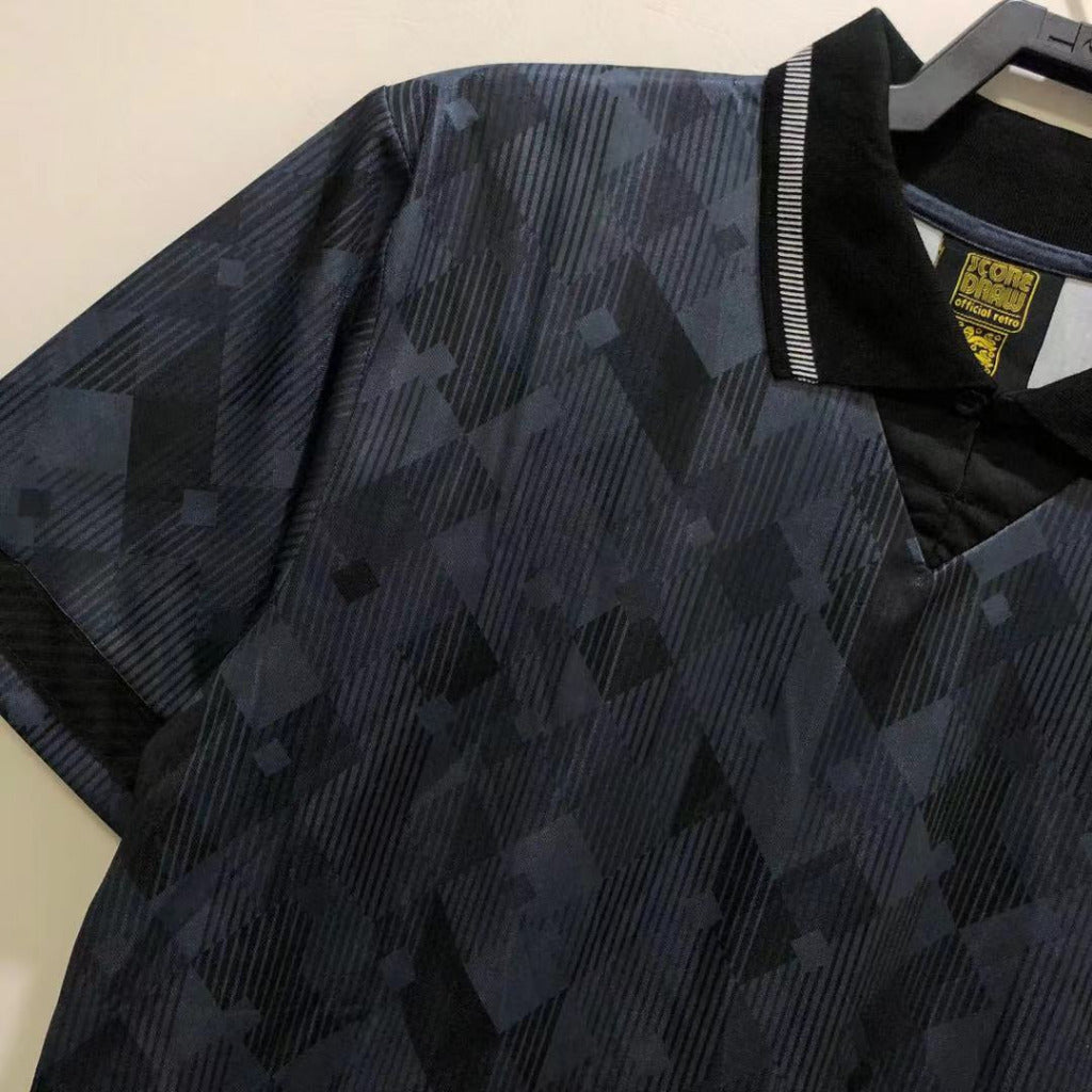 England 1990 Vintage Retro Away Unmarked Jersey - Concept Kits