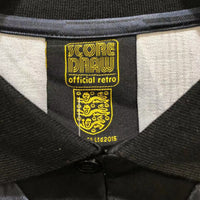 England 1990 Vintage Retro Away Unmarked Jersey - Concept Kits