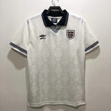 England 1990 Vintage Retro Home Jersey