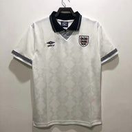 England 1990 Vintage Retro Home Jersey