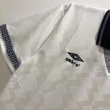 England 1990 Vintage Retro Home Jersey