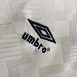 England 1990 Vintage Retro Home Jersey