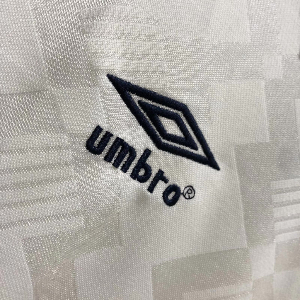 England 1990 Vintage Retro Home Jersey