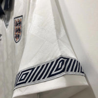 England 1990 Vintage Retro Home Jersey