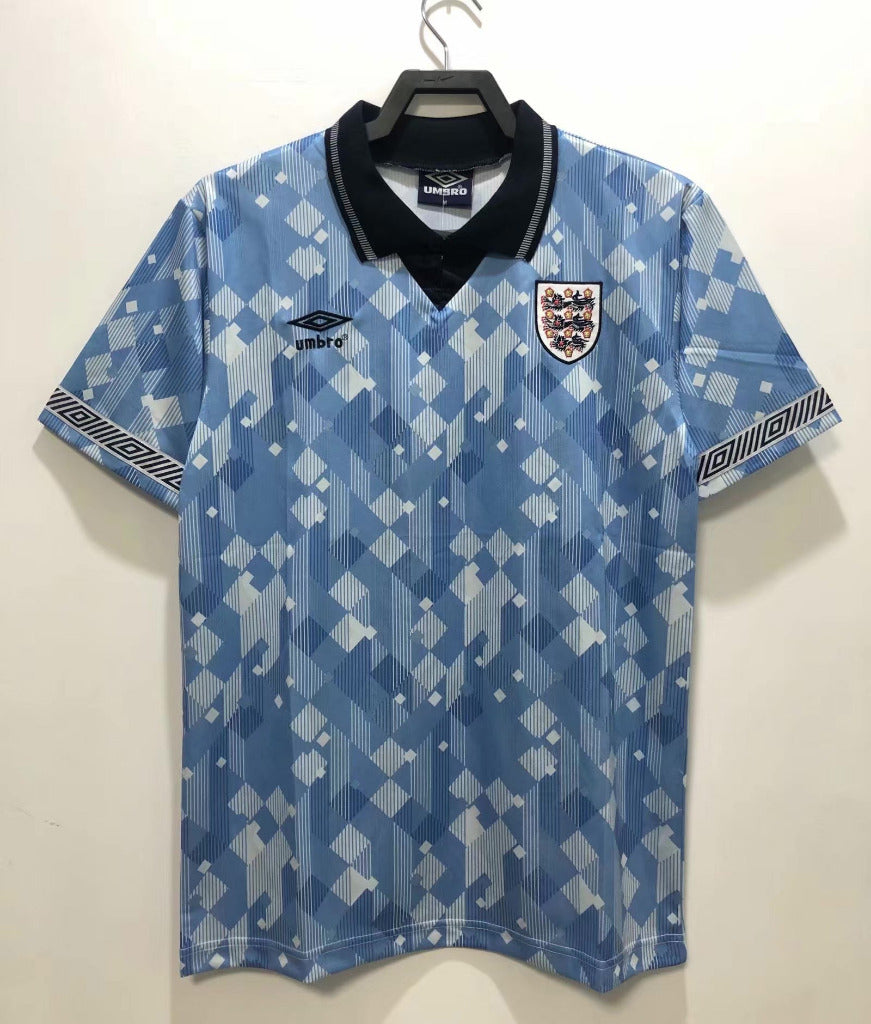 England 1990 Vintage Retro Second Away Jersey