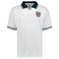 England 1990 Vintage Retro White Jersey - Concept Kits