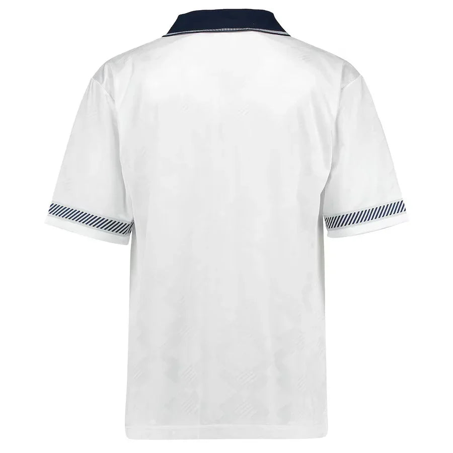 England 1990 Vintage Retro White Jersey - Concept Kits