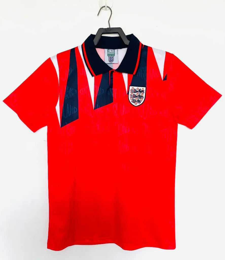 England 1992 Vintage Retro Away Jersey