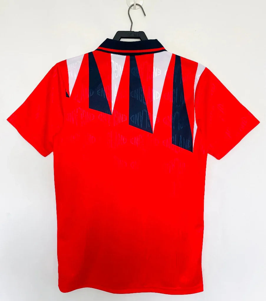 England 1992 Vintage Retro Away Jersey
