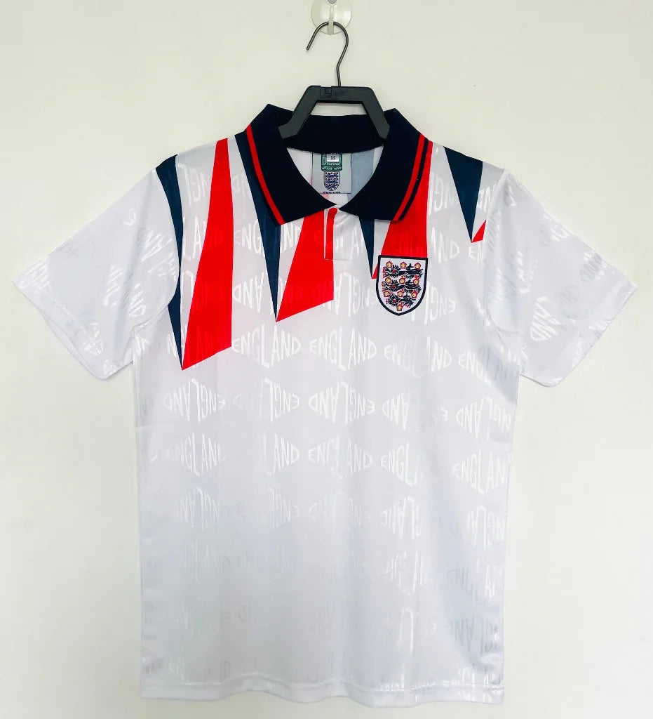 England 1992 Vintage Retro Home Jersey - Concept Kits