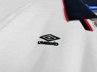 England 1993/95 Retro White/Blue Home Jersey