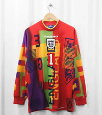 England 1996 Vintage Retro Goalkeeper 1 Seaman Jersey
