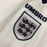 England 1996 Vintage Retro Home Jersey - Concept Kits