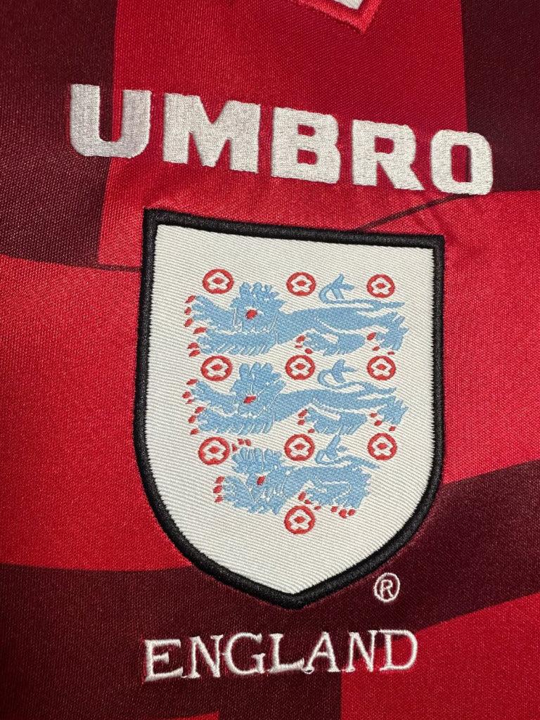 England 1998 Vintage Retro Away Jersey