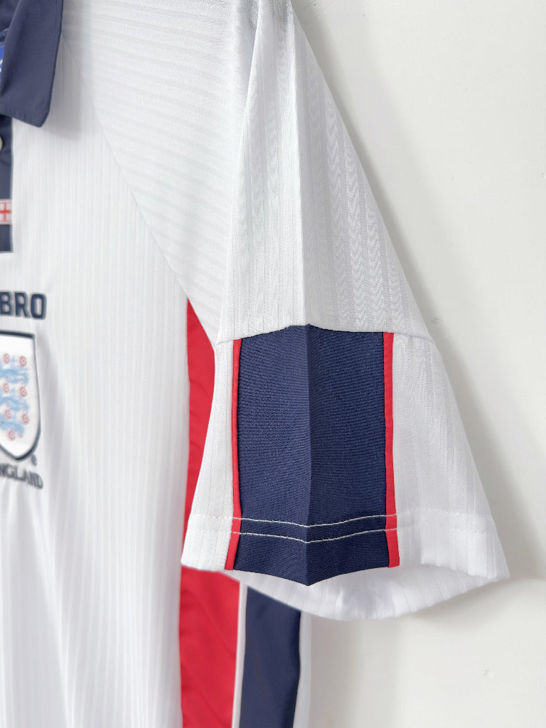 England 1998 Vintage Retro Home Jersey - Concept Kits