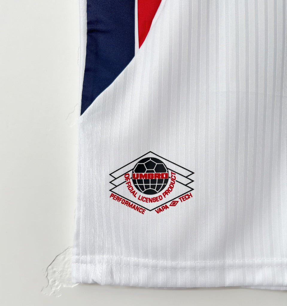 England 1998 Vintage Retro Home Jersey - Concept Kits